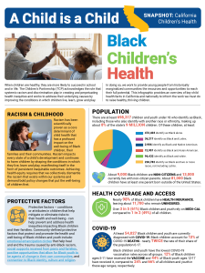 A Child is a Child: A Snapshot of Children's Health in California