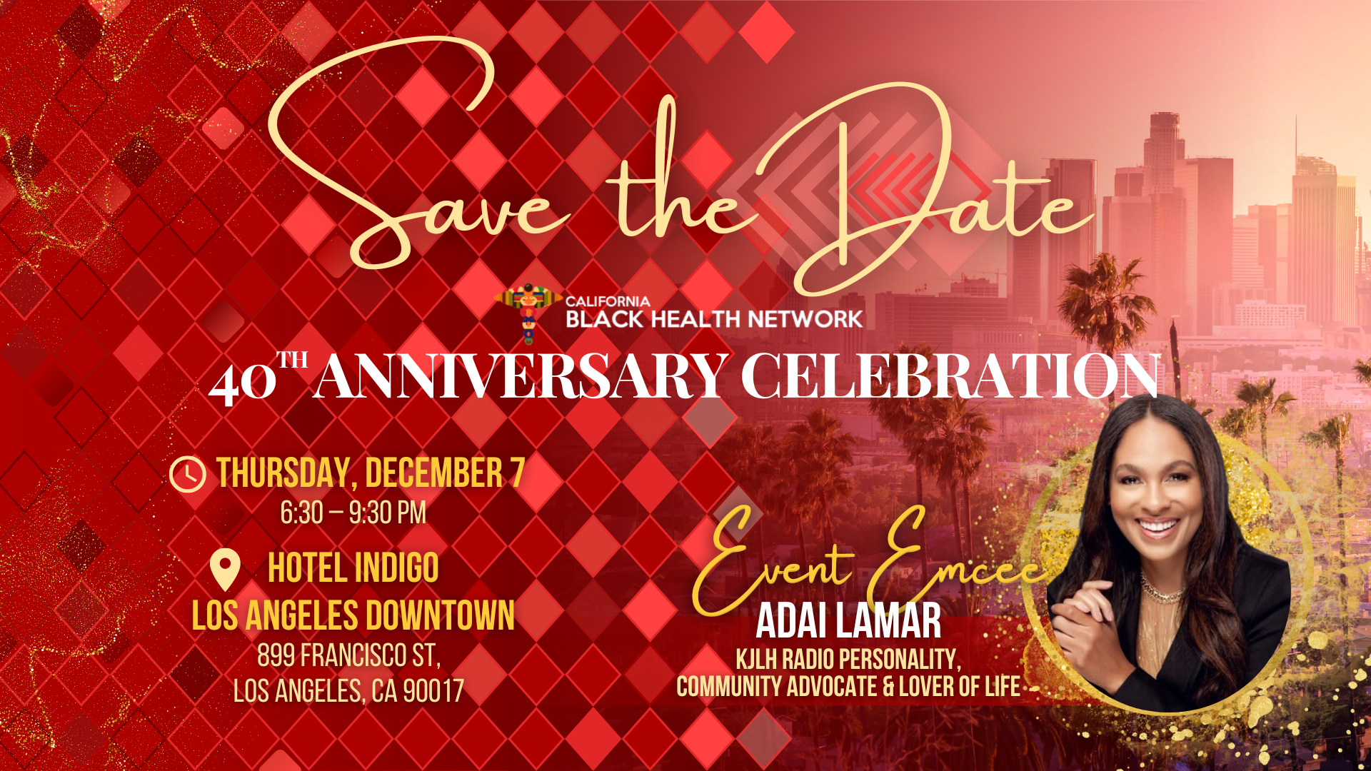 SAVE-THE-DATE: CBHN’s 40th Anniversary Celebration and Community Roundtable (Los Angeles)