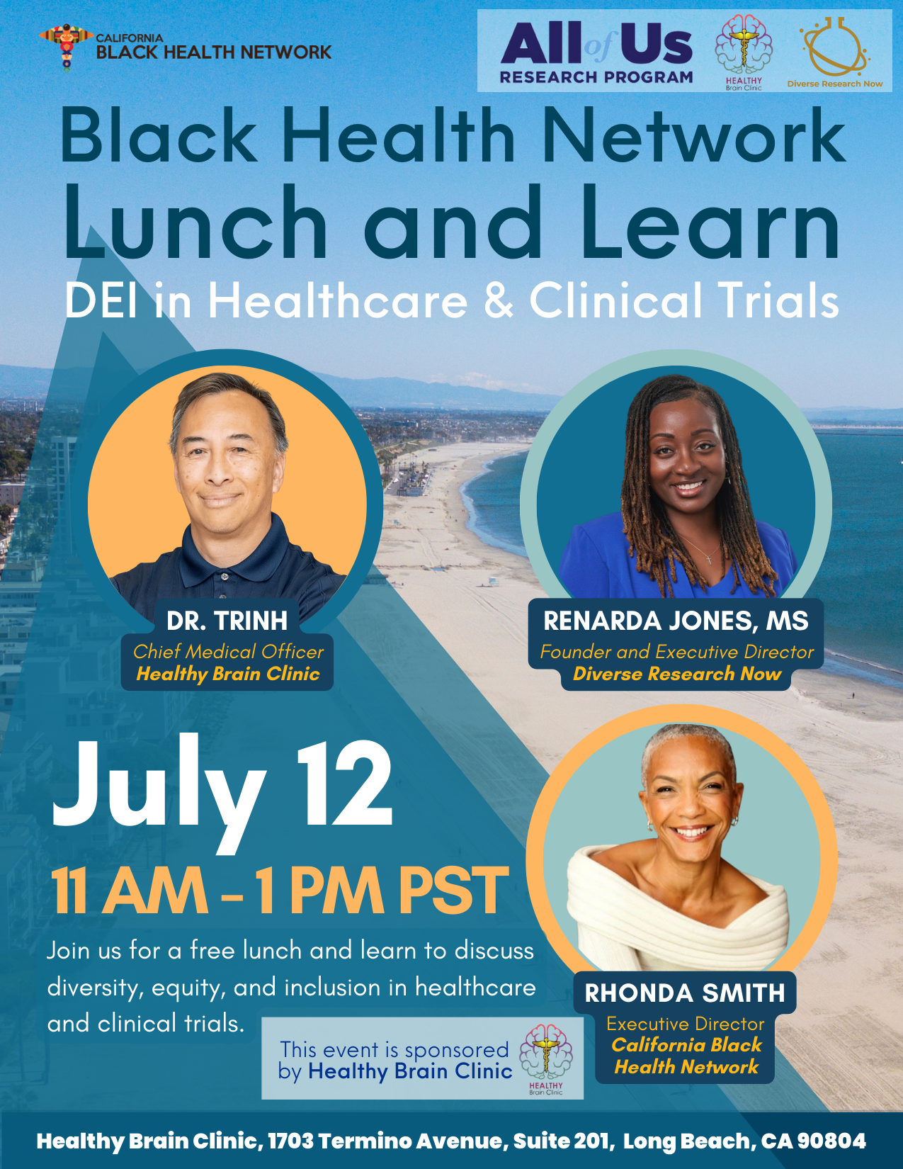 CBHN Lunch and Learn – DEI in Healthcare and Clinical Trials